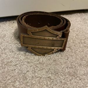 Ladies size small Harley Davidson belt